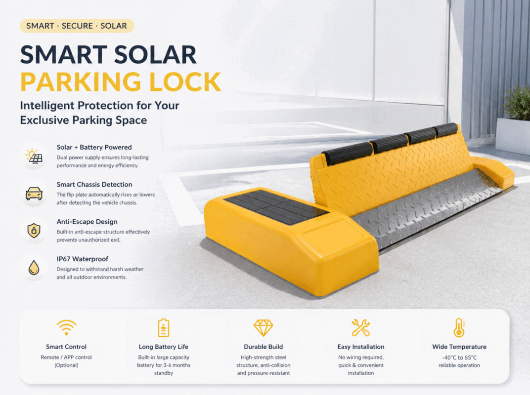 custom smart parking lock solutions