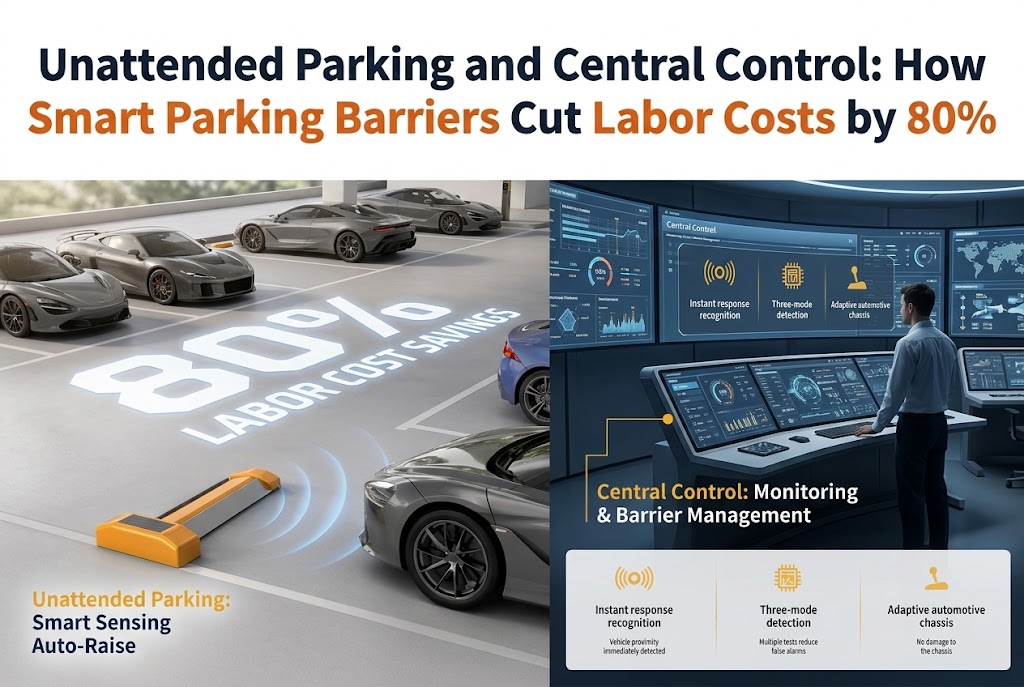 Smart Flap Parking Barrier System: Cut Labor Costs by 80%